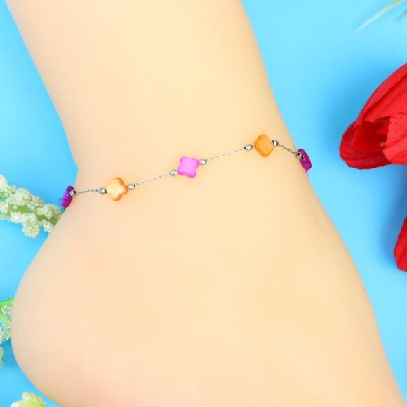 Elegant Handmade Anklet – Perfect for Women & Girls | Ideal Gift Option,DYC1142 - Picture 2 of 7